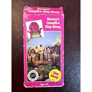 Barney And Friends Campfire Sing Along VHS from 1990's